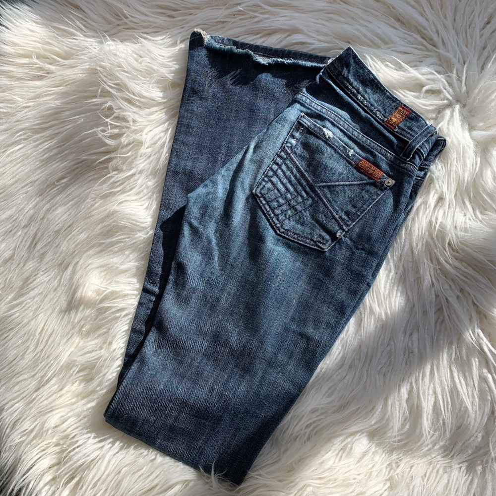 7 for All Mankind Rocker Boot Cut Jeans - Picture 4 of 8